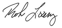 Rob Lorenz signature